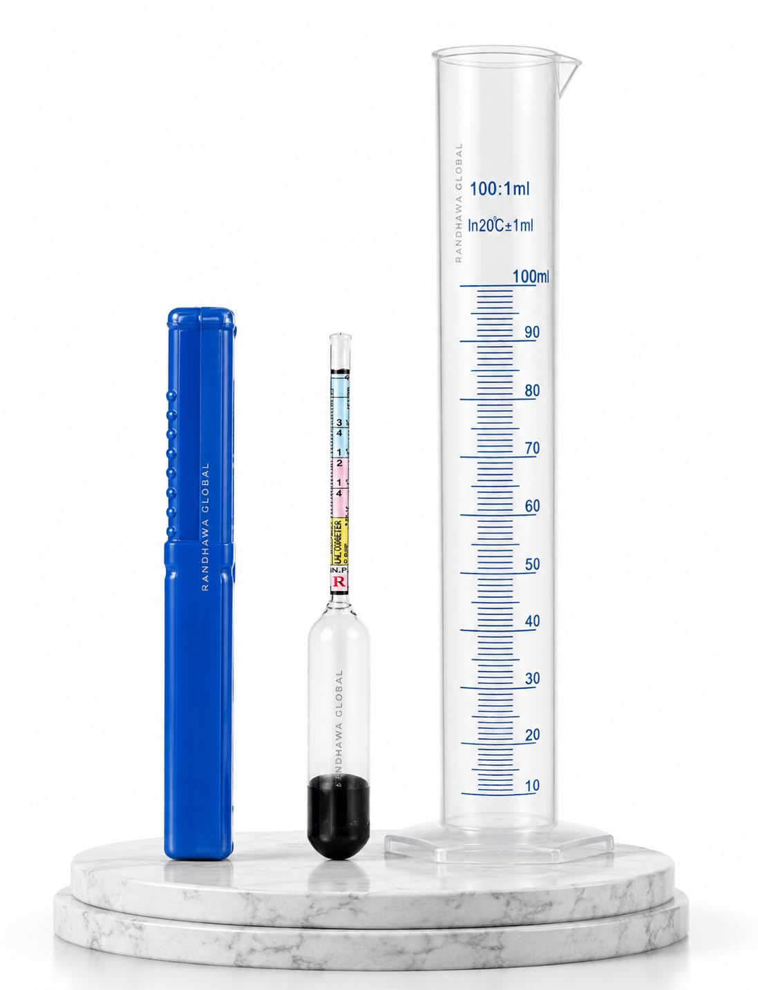 RG® Milk Purity Testing Kit — Lactometer, Jar & Case