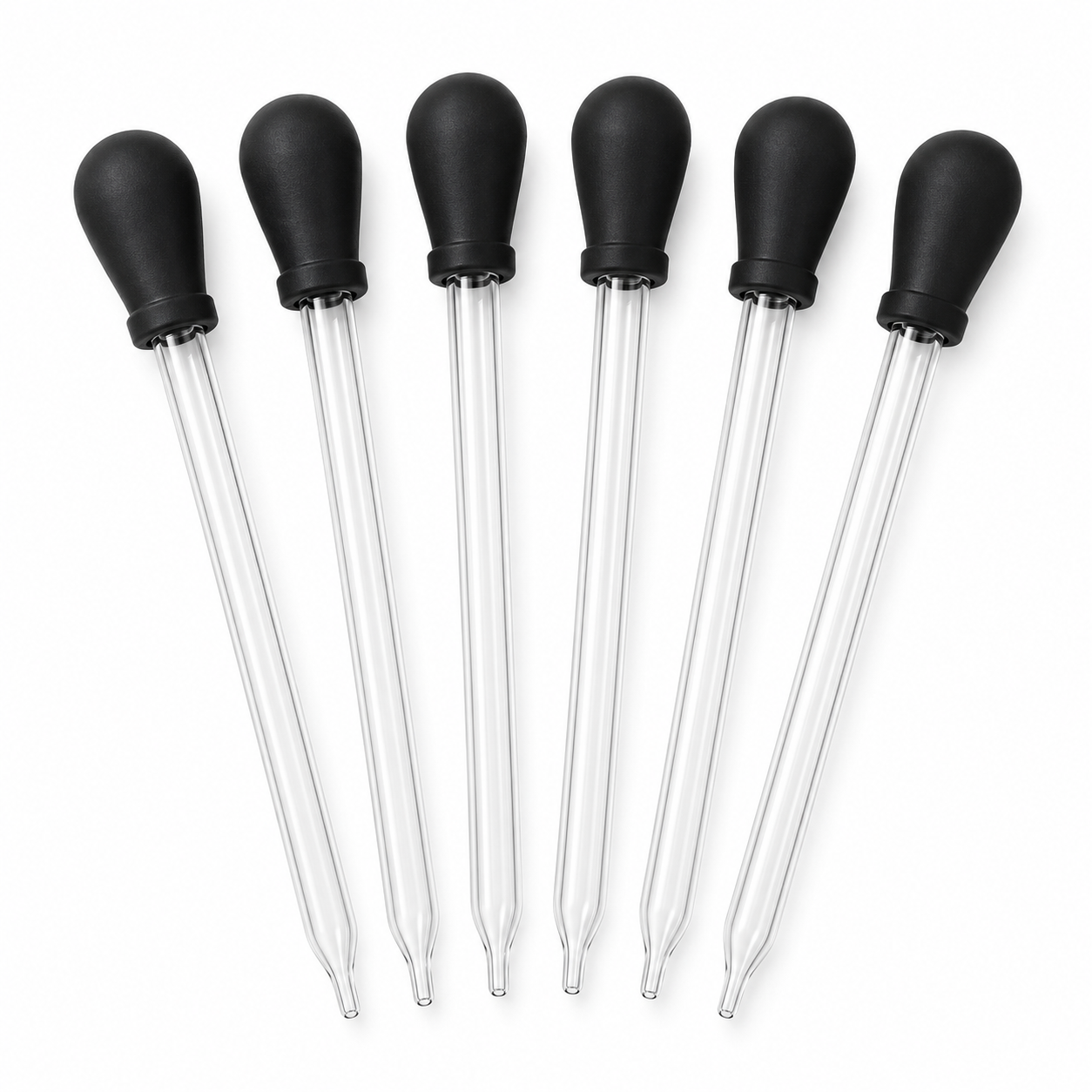 RG® Laboratory Glass Droppers 20 cm — Pack of 6