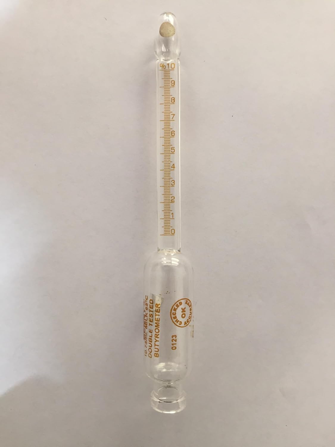 RG® Gerber Butyrometer 0–10%