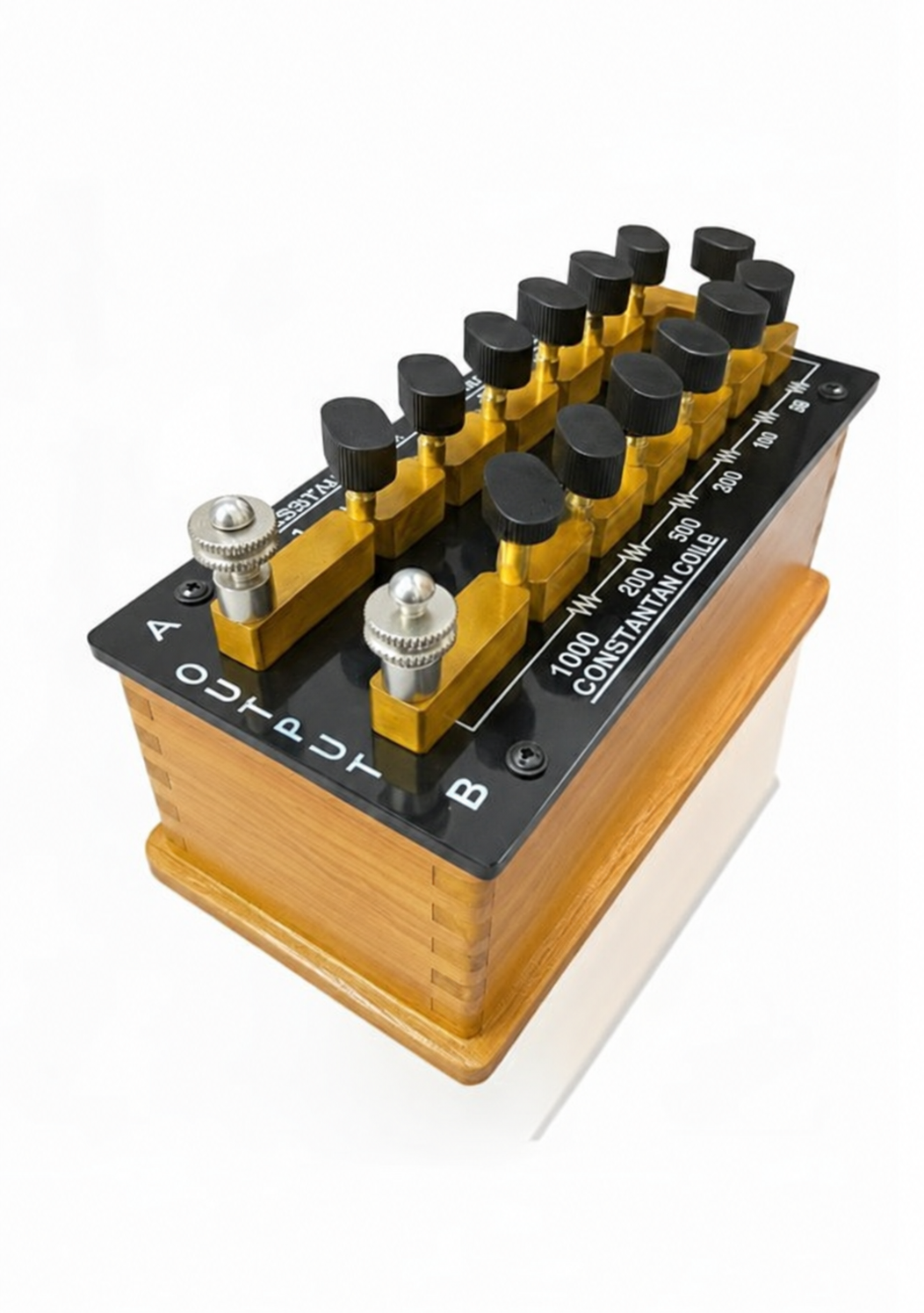 RG® Plug Resistance Box — 1–10,000 Ω, Constantan Coils