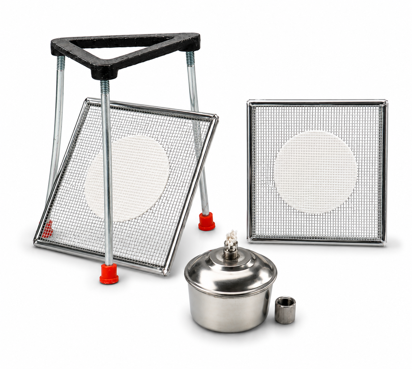 RG® Tripod, Wire Gauze & Spirit Lamp Combo