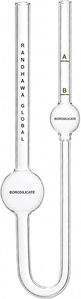 RG® Borosilicate Ostwald Viscometer — Pack of 1 by Randhawa Global