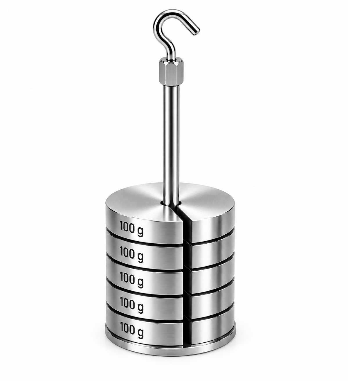 RG® Slotted Weight Set — 500 g (100 g × 5)
